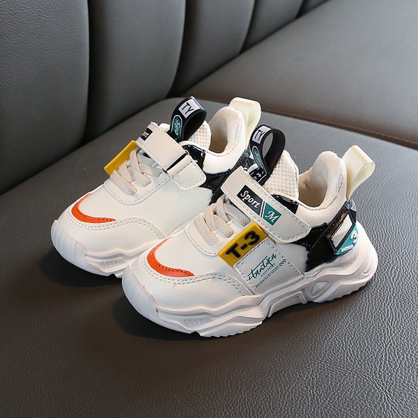 Cuir artificiel confortable mode bébé baskets chaussures automne hiver garçons et filles sport enfant en bas âge baskets chaussures pour bébé