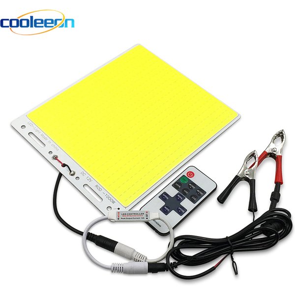 210*180mm 600LEDs Super COB LED Panel Light 300W 12V Dimmable LED Lamp for Car Outdoor Lighting House Decor Bulb DIY Pure White