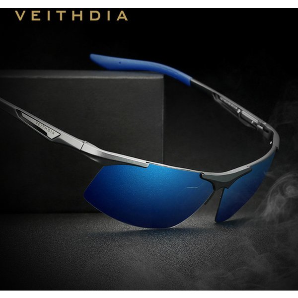 VEITHDIA Polarized Men's Sunglasses UV400 Lens Sports Cycling Outdoor Eyewear Male Mirror Glasses Accessory For Women 6562