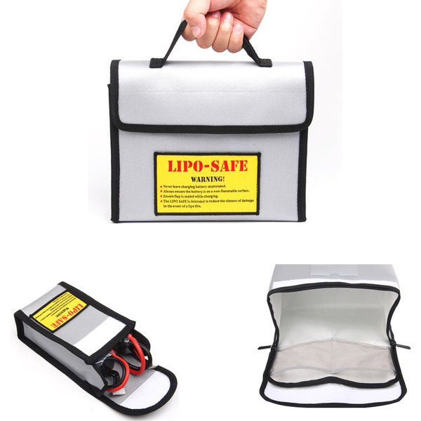 Sac de sécurité ignifuge et étanche pour batterie Lipo, résistant aux explosions, pour batterie Lipo, drone de course FPV, modèle RC