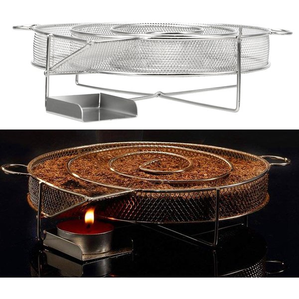 Fumeur bois poussière outil de cuisson chaude générateur de fumée froide fumeur saumon Bacon poisson Mini pomme bois inoxydable BBQ outils