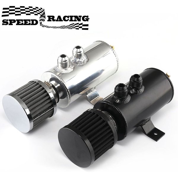 Réservoir d'échappement en aluminium AN10, 750ml, réservoir d'huile avec filtre de reniflard, Kit déflecteur, réservoir de carburant OCC-1011