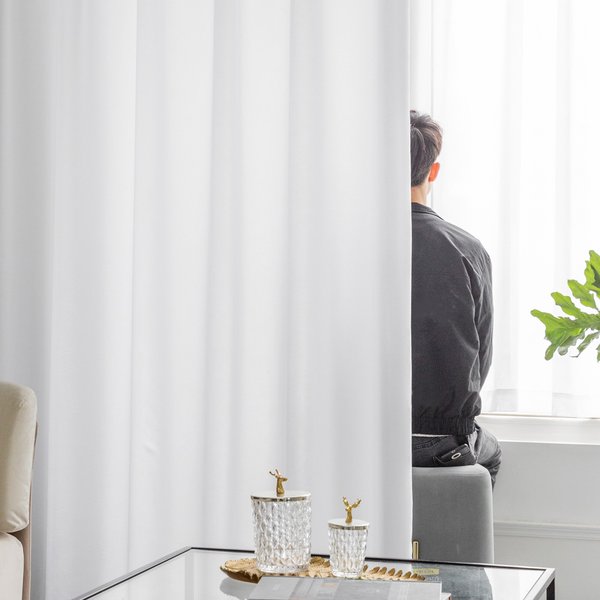 Rideaux transparents blancs luxueux de meilleure qualité, pour chambre à coucher, salon, décoration de fenêtre, Voiles, Tulle, couleur unie