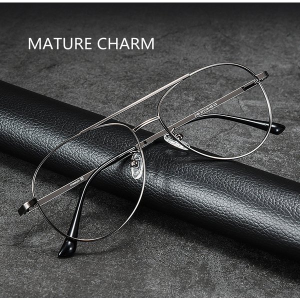 Monture de lunettes super légère en titane pur pour hommes, lunettes de pilote, lunettes décoratives, lunettes optiques pour myopie, délinquants, happator, grand