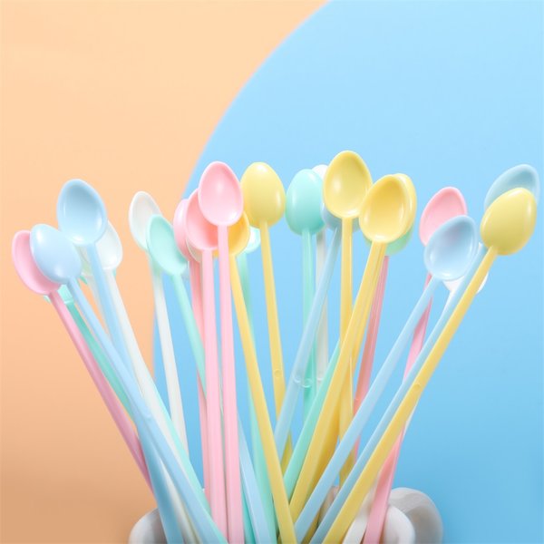 Bâtonnets d'agitation en plastique époxy, 10 à 100 pièces, distribution de résine UV, moule en Silicone, spatule cuillère pour outils de fabrication de bijoux en résine