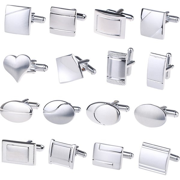 Boutons de manchette de chemise de haute qualité pour hommes, boutons de manchette en métal et cuivre, vente en gros, bijoux d'affaires, cadeau de mariage, cadeaux de marié