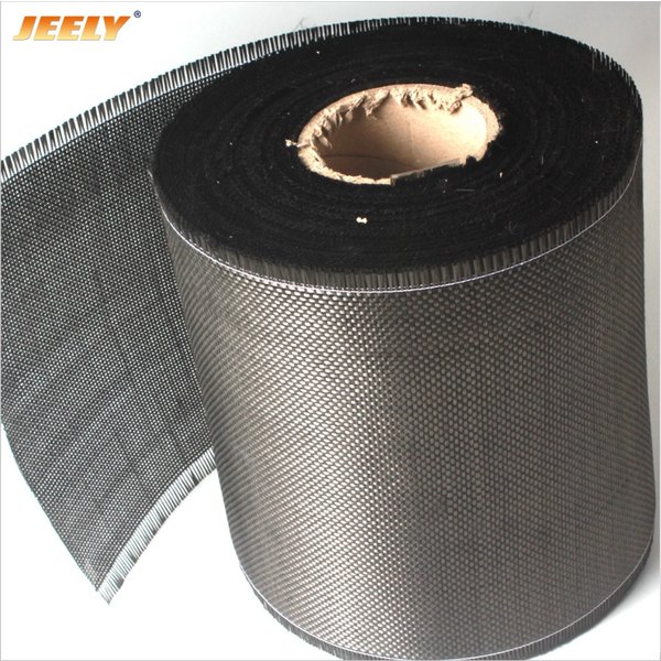 Tissu de renfort pour couche intermédiaire tissée en fil de carbone 3K 200g/m2 20cm x 100cm