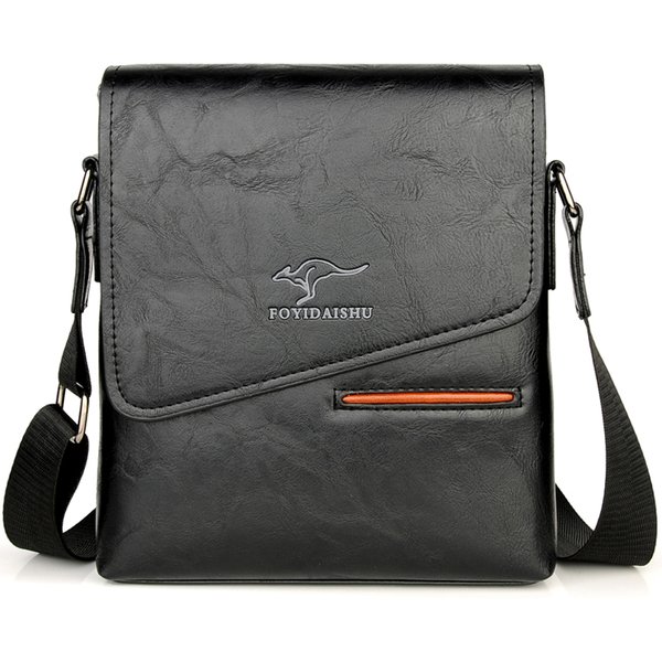 Summer Luxury Brand Kangaroo Messenger Bags Men Leather Casual Crossbody Bag For Men Business Shoulder Bag Male Small Handbag
