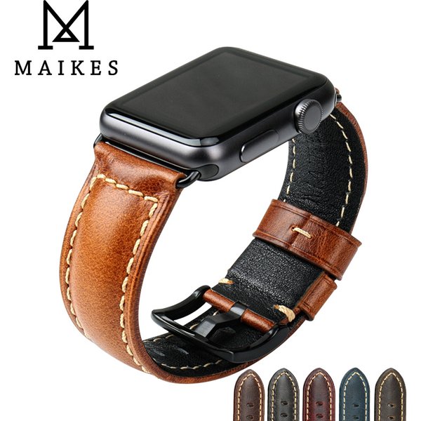 Vintage Armband Rindslederband für Apple Watch 45 mm 44 mm 40 mm 41 mm Serie 9 8 7 6 SE 5 4 für iWatch Apple Watch Armband