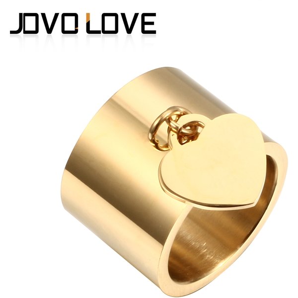 MSX luxe amour coeur étiquette bagues à breloques grands anneaux larges en acier inoxydable Vintage pour toujours amour bagues de fiançailles de mariage pour femmes hommes