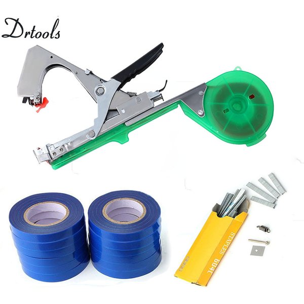 Garden Tools Garter Plants Tying Machine Branch Hand Tying Machine Tapetool Tapener Minced Vegetables Home Garden