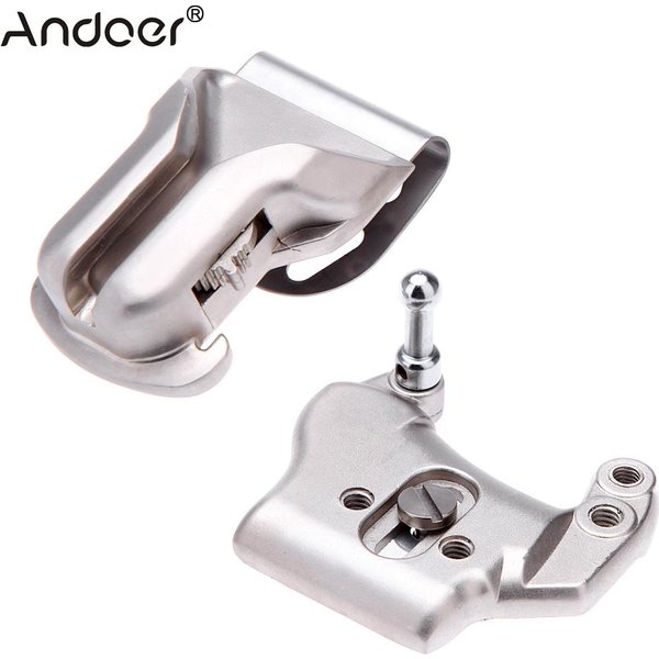 Andoer alliage d'aluminium DSLR caméra taille ceinture montage bouton boucle cintre pour Canon Nikon Sony appareil photo ceinture ceinture sangle montage