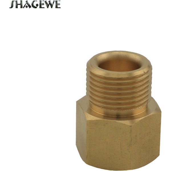 Régulateur de réservoir de Co2, adaptateur de conversion femelle W21.8 vers mâle G5/8 ou mâle W21.8 vers femelle G5/8, réservoir de Co2 standard sans broche vers régulateur