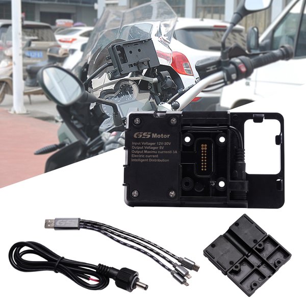 Support de téléphone portable de Navigation, chargement USB, pour BMW R1200GS 2013 – 2017 R1250GS 2019 F750GS F850GS CRF 1000L F700GS f800GS