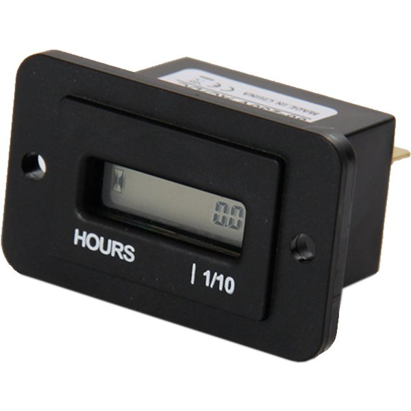 Compteur d'heures LCD numérique réinitialisable, installation facile pour moteur diesel ou essence, ATV, Pit Bike, Quad, Jet Ski DC4.5-90V