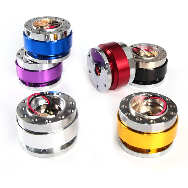 Adaptateur de moyeu de volant universel à dégagement rapide, kit de fixation, 8 couleurs disponibles