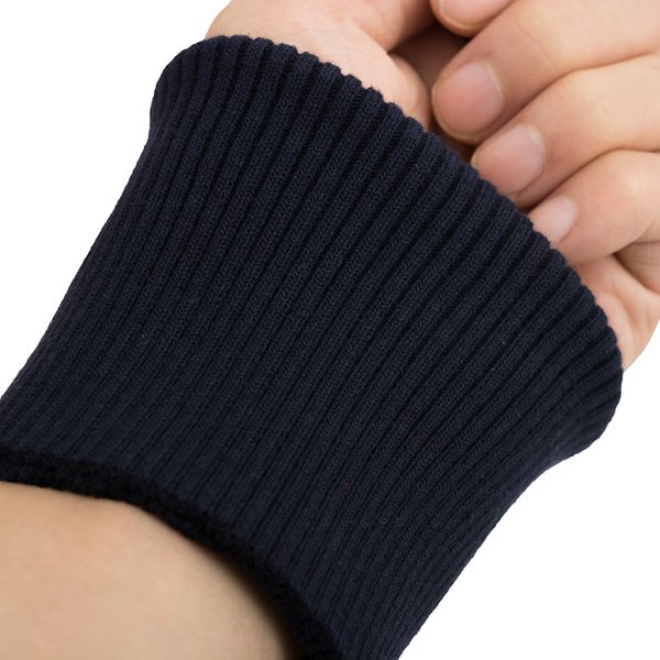 Paire de manchettes côtelées en tricot extensible de haute qualité, vêtements de garniture, veste, manteau en coton extensible et épais, 1 paire de 3.54 pouces de largeur