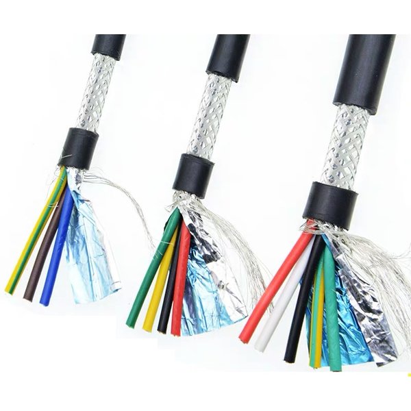 Câble de commande blindé en cuivre pur, 22AWG, 20AWG, 18AWG, 2-16 cœurs, câble de signal corde 2547, RVCredible, 1 m