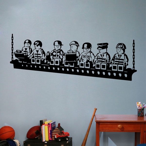 Autocollant mural en vinyle Robots de dessin animé drôle, sparadrap d'art mural pour chambre de garçons, décor pour enfants