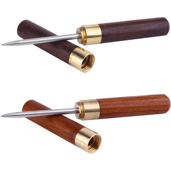 Stainless Steel Ice Pick for Breaking Ice, Non-slip Wooden Handle Ice Pick Tool Easy to Grip, Ice Picks for Kitchen by Leeseph