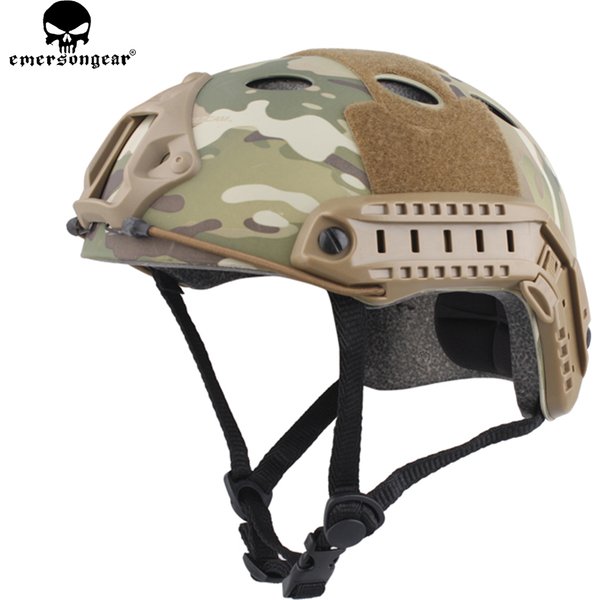 EMERSONGEAR PJ Typ Schneller Helm Taktischer leichter Schutzhelm für Airsoft Paintball Jagd Wandern Radfahren EM8811