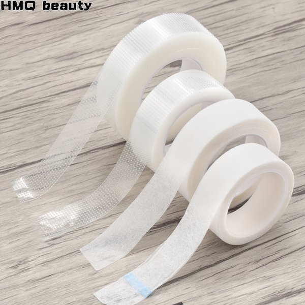 Ruban médical respirant et facile à déchirer, papier de soie blanc sous les patchs, fourniture d'extension de cils, ruban d'extension de cils, vente en gros