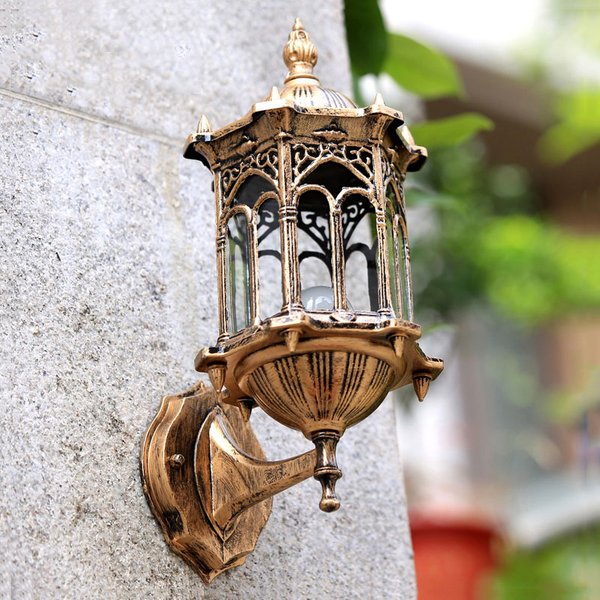 Rétro extérieur étanche antirouille E27 applique jardin passerelle applique cour couloir Villa soutien-gorge résidentiel balcon lumières
