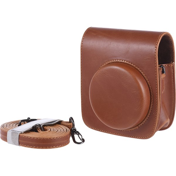 Vintage Pu Kamera Fall Tasche Tasche Abdeckung Schutz mit Riemen für Fujifilm Instax Mini 90 Sofort bild kamera schwarz braun Marke
