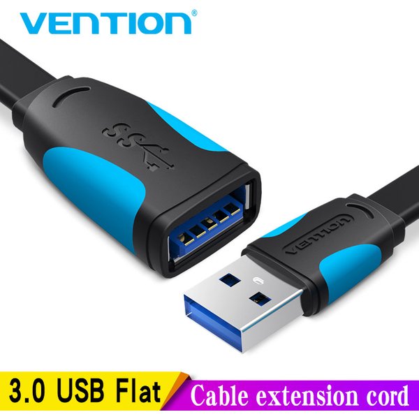 Vention USB2.0 3.0 câble d'extension mâle à femelle câble d'extension USB3.0 câble étendu pour ordinateur portable câble d'extension USB 0.5M 3M
