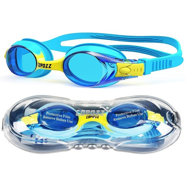 Copozz imperméable Anti-buée lunettes de natation UV enfants lentilles colorées professionnelles lunettes pour enfants lunettes de natation Gafas Nata
