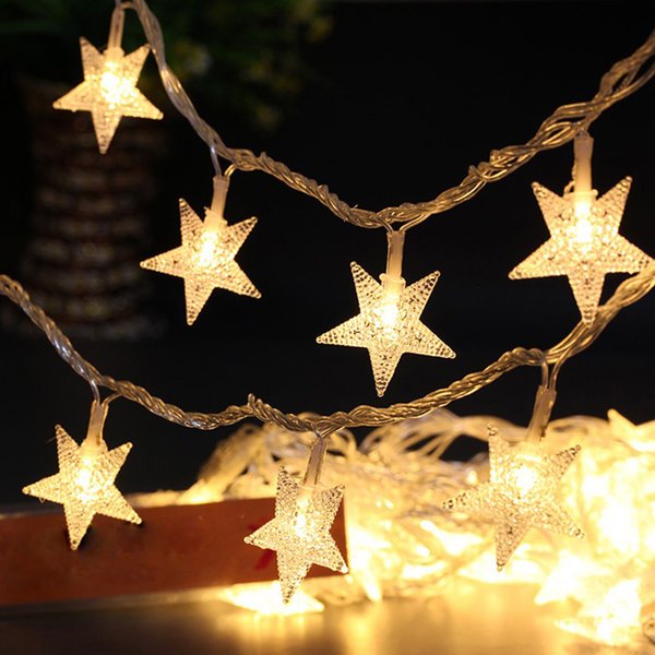 1.5m/3m/6m/10m LED étoile chaîne lumières guirlande de noël batterie USB alimenté fête de mariage rideau chaîne fée lampes pour la maison