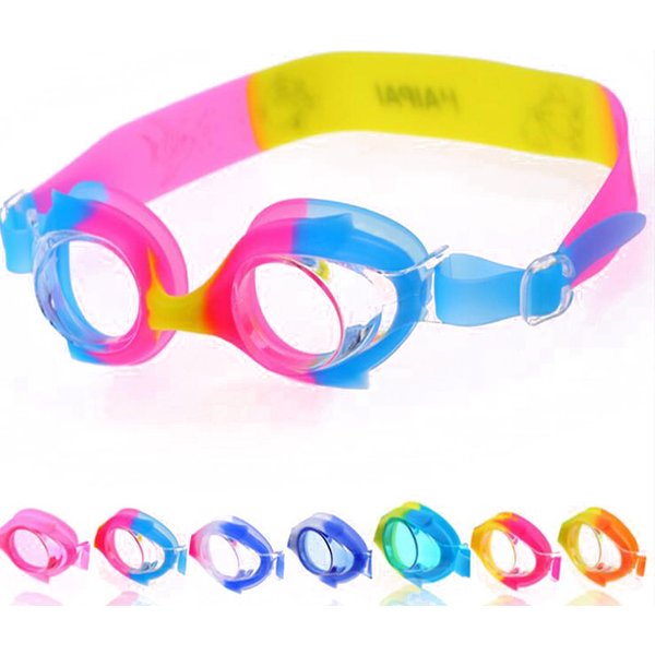 Cartoon Fisch Silikon Schwimm brille Kinder Kinder Schwimmbad Tauchen Schwimmen Wassersport Brille bunte wasserdichte Anti-Nebel