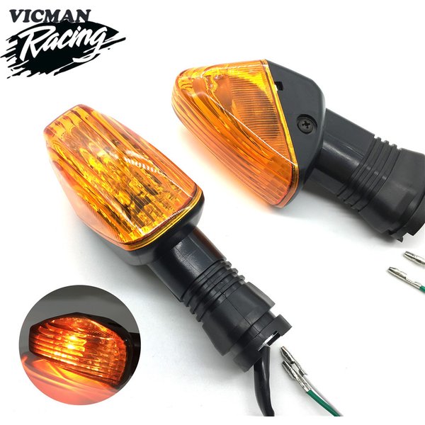 Indicator Light Turn Signal For KAWASAKI Z750S ZX-6R ZX-6RR KLE 500/650 VERSYS KLR650 Motorcycle Front/Rear Blinker Lamp