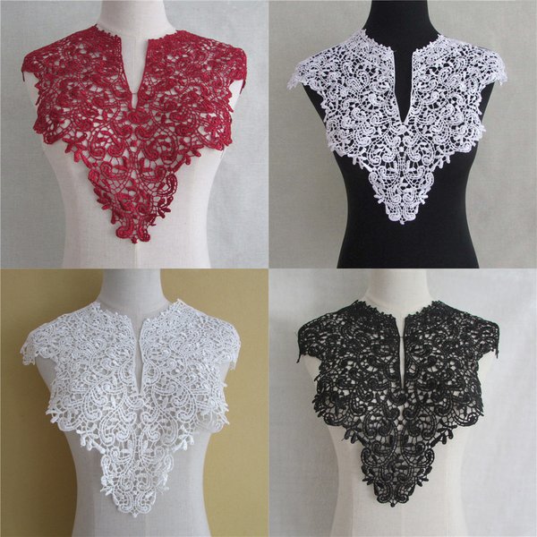 hot new style 2017 year fashion Lace Collar Beautiful 100% Polyester Lace Applique Trim Lace Fabric Sewing Supplies YL786-YL789