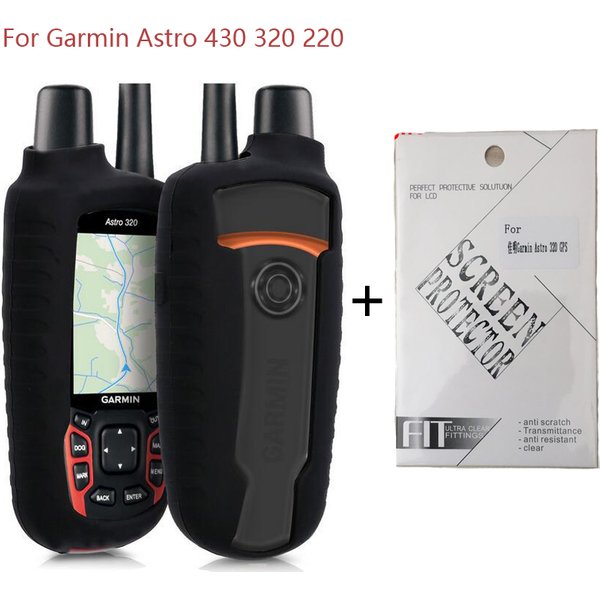Generic Protect Silikonhülle für Garmin GPS Astro 430 320 220 900 mit Astro 320 Displayschutzfolie für Alpha 50 ALPHA