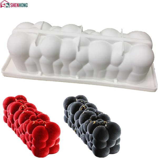 SHENHONG Cloud Silicone Cake Mold Pan For Baking Chocolate Sponge Cakes Mousse Dessert Cake Decorating Tools Molds Spiral Cake