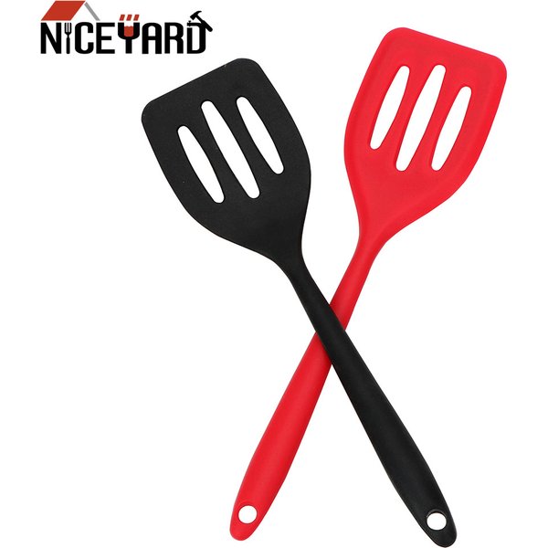 Egg Fish Frying Pan Scoop Silicone Turners Cooking Utensils Spatula Fried Shovel Gadgets Kitchen Tools Cooking Accessories