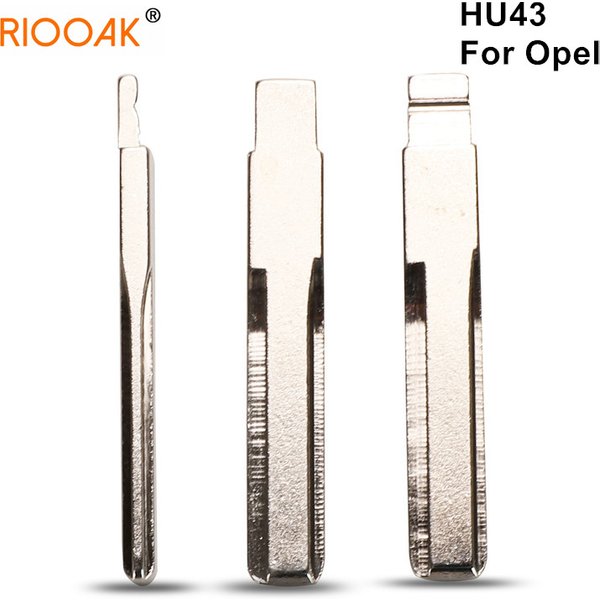 10pcs HU43 KD VVDI Xhorse Remote Key Blade Car Key Blank for Opel Astra Zafira Frontera Omega Vectra