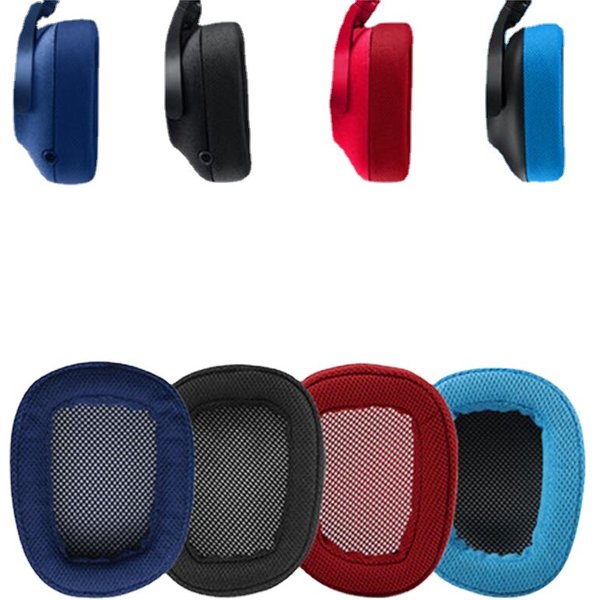 Ersatz-Ohrpolster aus Memory-Schaum und Proteinleder, Ohrmuschel-Abdeckungen, Reparaturteile für Logitech G433 G233 G-pro G533 G231 G331