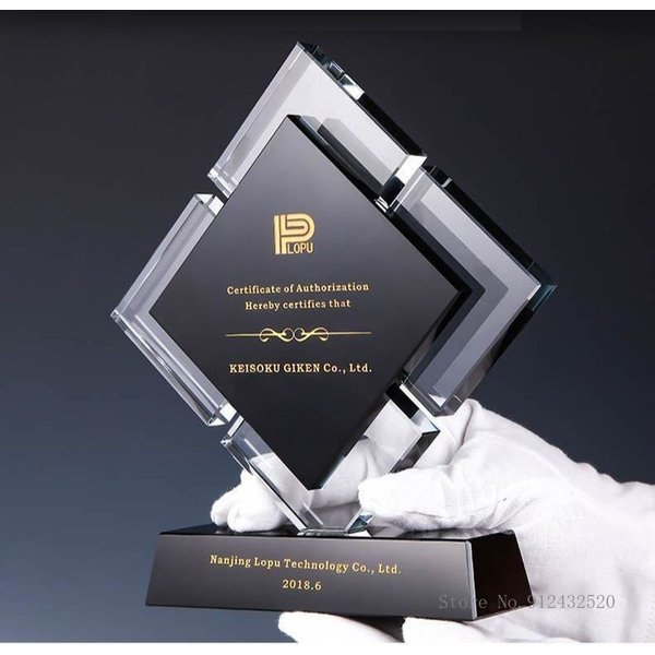 Customized Crystal Trophy, Color Printing as a Prize, Sports Movie Award, Delivery on a Commemorative, Home Decoration