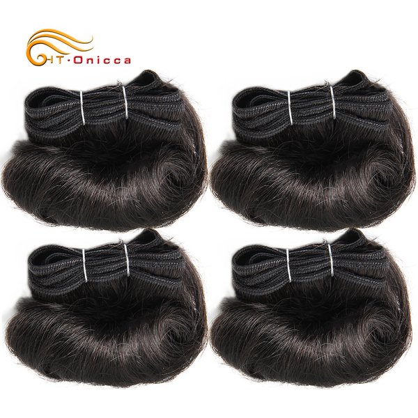 Brasilianische lockige Haarwebart Bundles 100 % Echthaar 4 Bundles Afro 1B 30 Burgund Bundles Haarverlängerung 5 5 6 7 Zoll Remy Haar