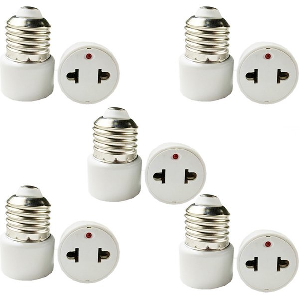 1/5 stücke E27 Lampensockel US/EU Stecker Lampenfassung Leuchte Lampensockel Adapter Konverter Lampenfassung Beleuchtung Zubehör