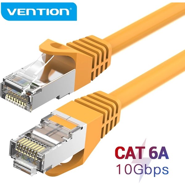 Vention-Câble réseau CATSnapethernet SSTP RJ45 Lan 10 Gigabit haute vitesse 500MHz Cat6 a Patch rette pour modem routeur