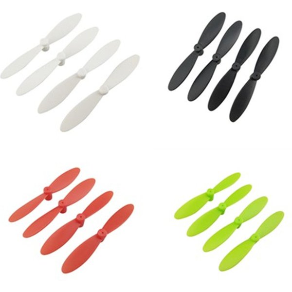 8PCS Eachine H8 JJRC H8 Mini Propeller-Crash-Proof Kunststoff Klingen Direct Fit Ersatzteile (8PCS Rot/Grün)