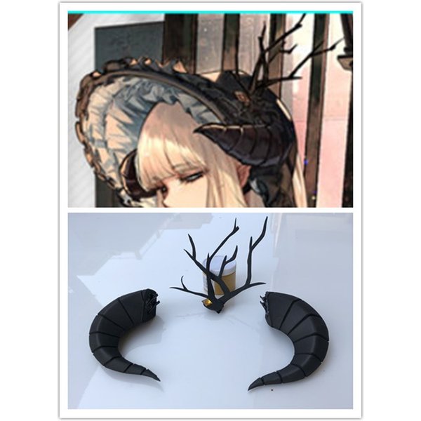 Cornes de cosplay Arknights Nightingale, pince à tête, branche, équipement de sauna, vêtements de sauna, accessoires de jeu, pince à cheveux, accessoires d'Halloween