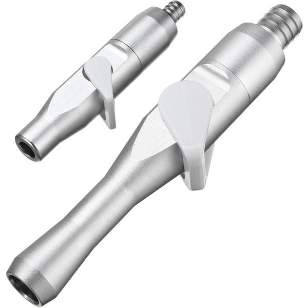 2Pcs/set Detachable Aluminum Universal Saliva Ejector Strong Weak Suction Dental Chair Tool Saliva Swivel Sucker Dentist Supply