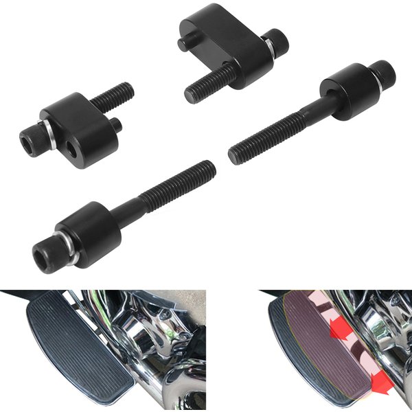 Motorcycle Floorboard Extensions Kit 3/4'' Compatible for Harley Touring Models Road King Electra Street Road Glide 2009-2021