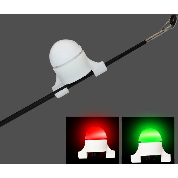 Bite Alarm with Battery Electronic Bite Signaling Device Fishing Alarm Rod Tip Carp Night Fishing Light Bite Indicator Fishing