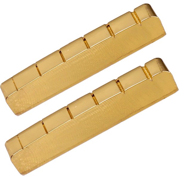 1Pcs 6 String Pre-slotted Brass Nut Bridge Nut 42mm for LP EPI Electric Guitar Replacement Parts Guitar Accessories