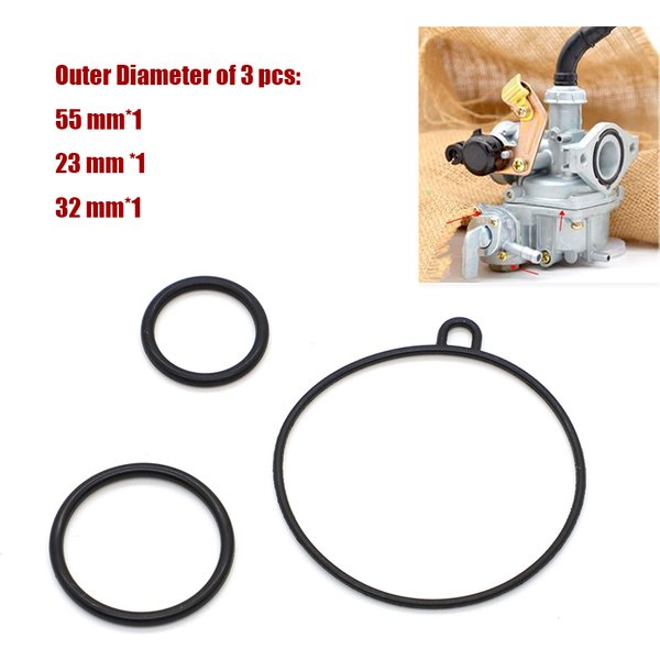For Honda Super Cub C50 C70 C90 Press Cub Little Cub C100EX Keihin Cab Repair Replacement Float Gasket Carburetor Float O-ring